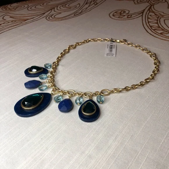 Carolee Semi-Precious Accents Blue Necklace - Picture 8 of 16